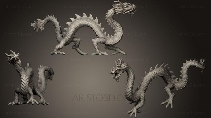 Figurines of griffins and dragons (STKG_0072) 3D model for CNC machine